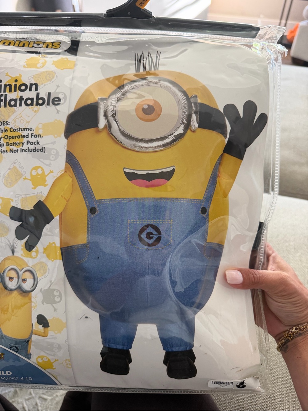 Spirit Minions Inflatable Costume - Yellow and Blue